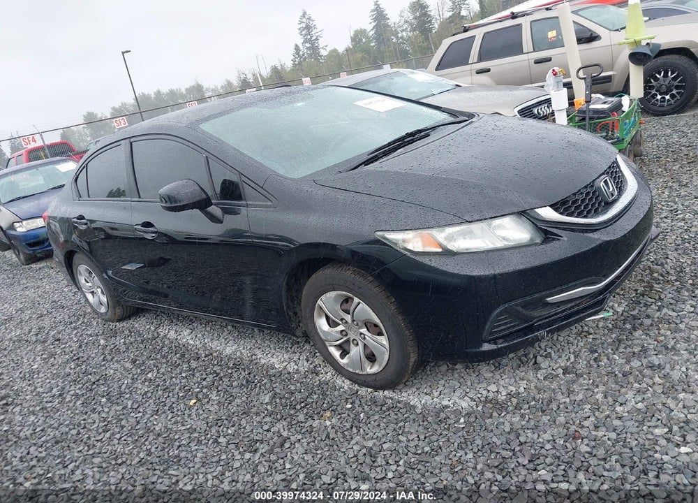 2013 HONDA CIVIC LX VIN: 2HGFB2F55DH567049