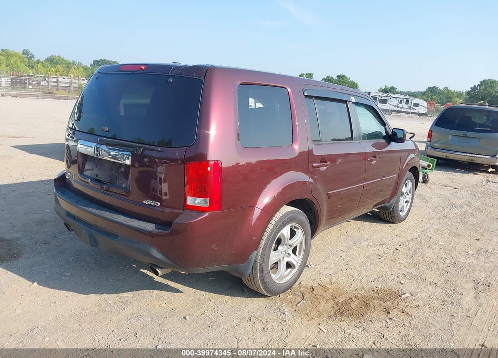 2015 HONDA PILOT EX-L VIN: 5FNYF4H59FB037549