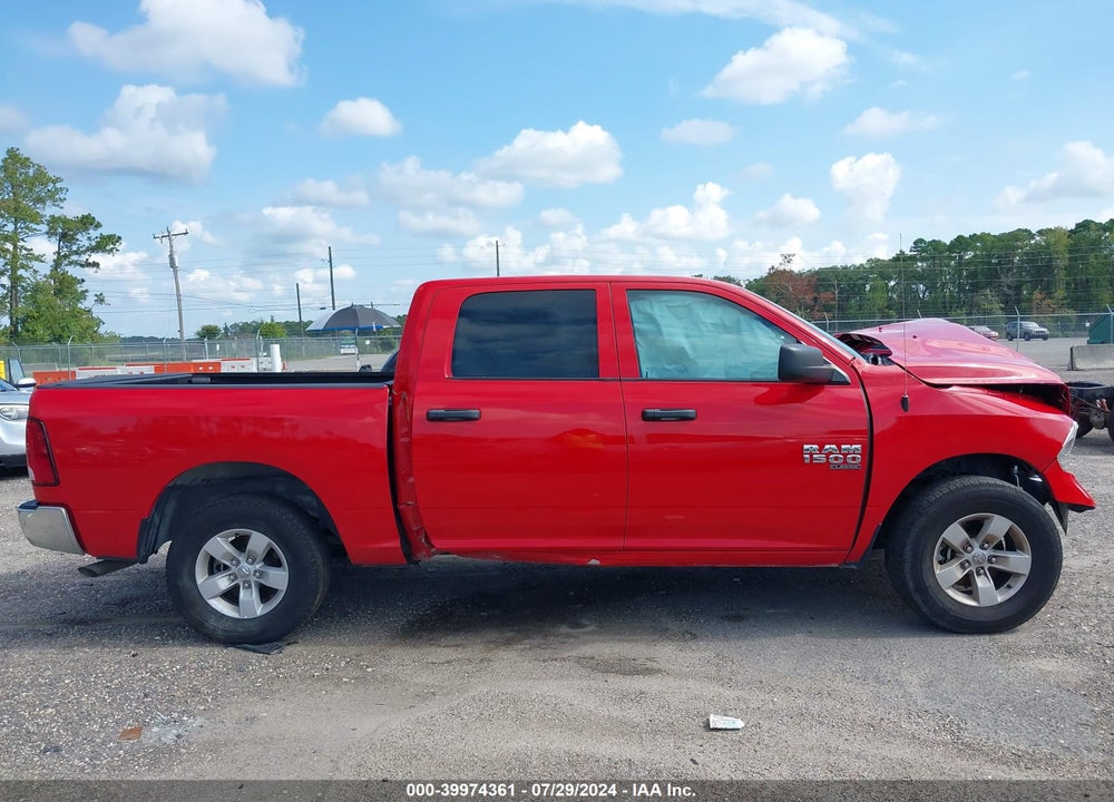 2022 RAM 1500 CLASSIC SLT 4X2 5'7 BOX VIN: 1C6RR6LG7NS203642