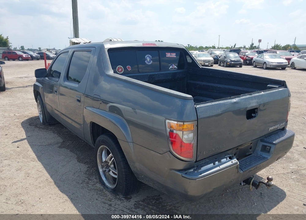2008 HONDA RIDGELINE RTL VIN: 2HJYK16538H533419