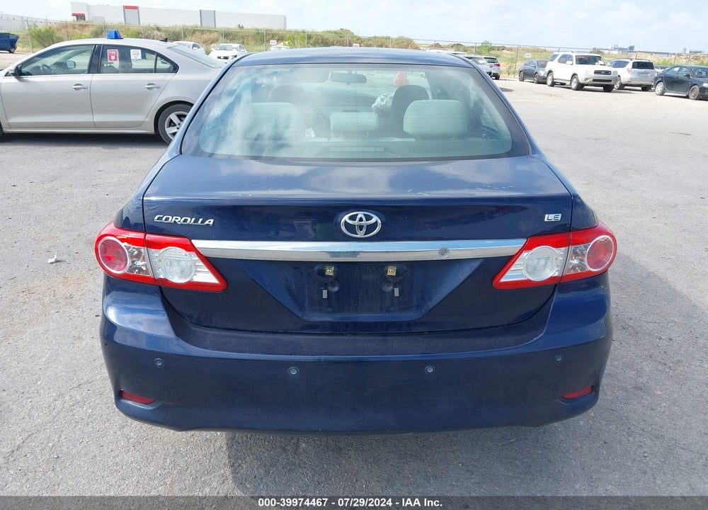 2013 TOYOTA COROLLA LE VIN: 2T1BU4EE7DC987068