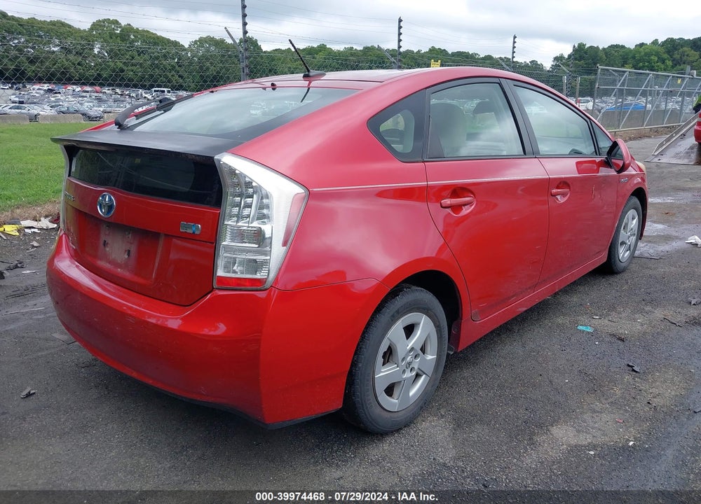 2010 TOYOTA PRIUS VIN: JTDKN3DU4A0143592