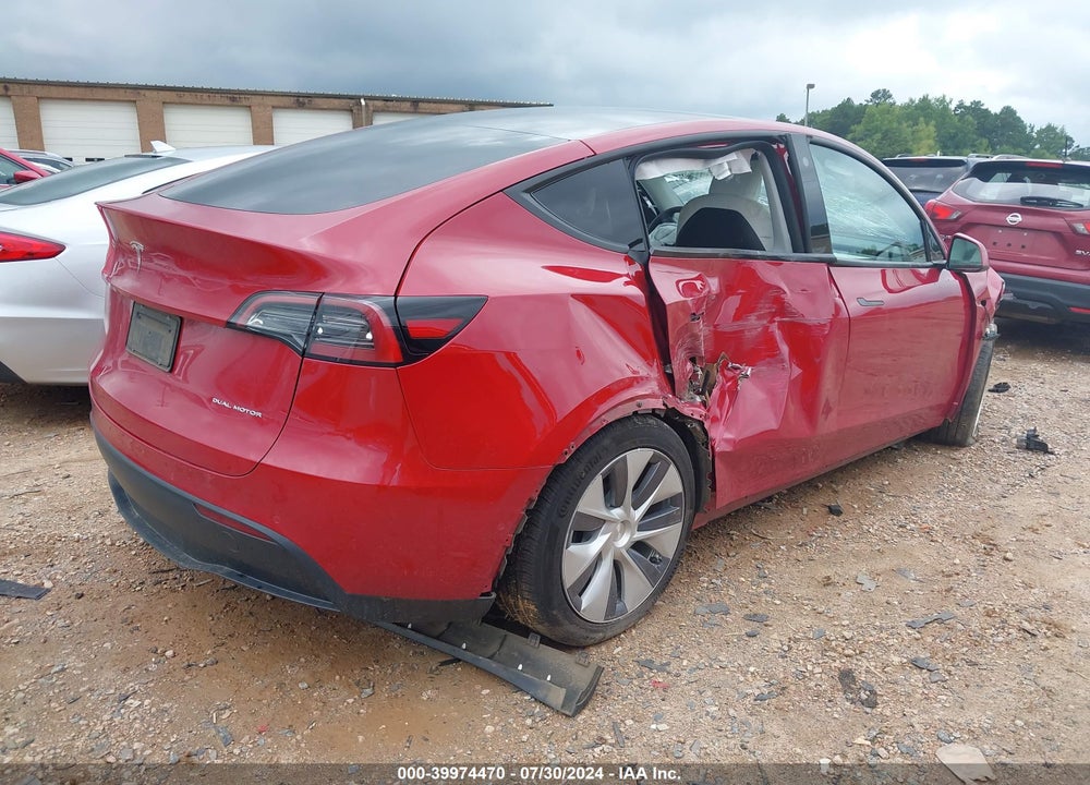 2022 TESLA MODEL Y LONG RANGE DUAL MOTOR ALL-WHEEL DRIVE VIN: 7SAYGAEE8NF357804
