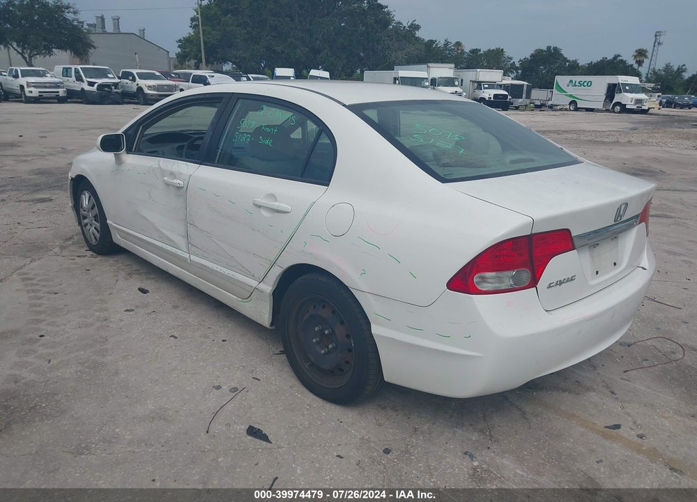 2010 HONDA CIVIC LX VIN: 2HGFA1F51AH523008