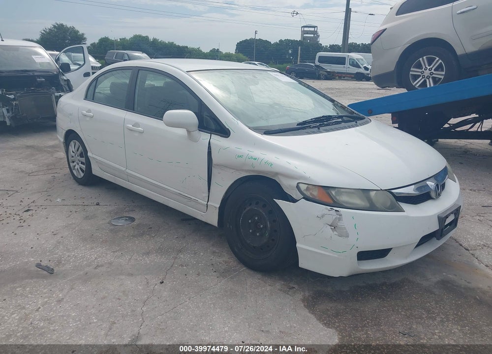 2010 HONDA CIVIC LX VIN: 2HGFA1F51AH523008