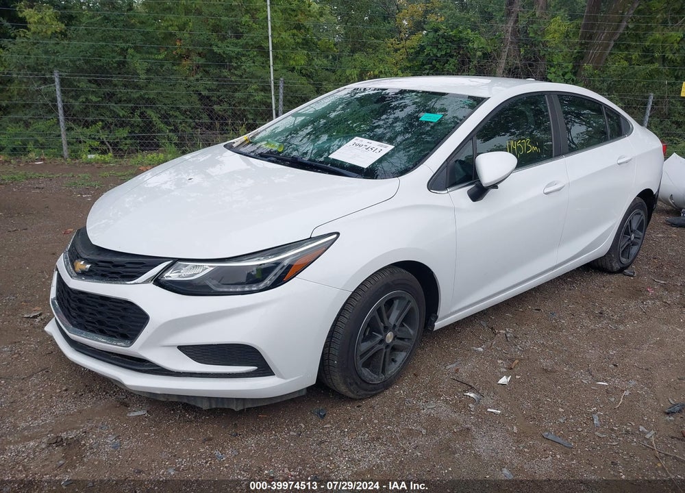 2017 CHEVROLET CRUZE LT AUTO VIN: 1G1BE5SM2H7169052