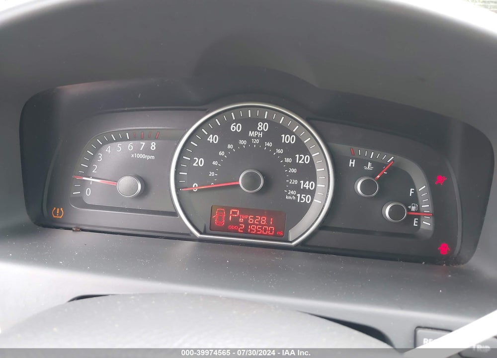 2009 KIA BORREGO EX V6 VIN: KNDJJ741995027310