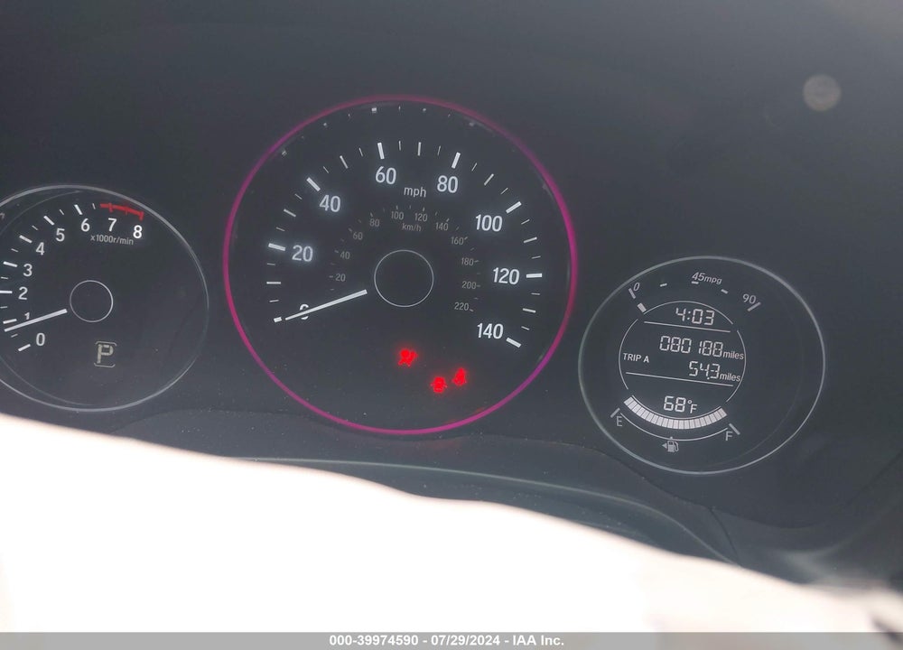 2017 HONDA HR-V LX VIN: 3CZRU6H34HG704619
