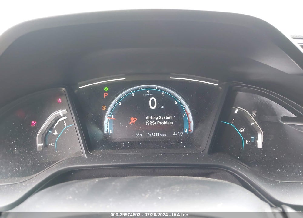 2019 HONDA CIVIC LX VIN: 2HGFC4B61KH310443