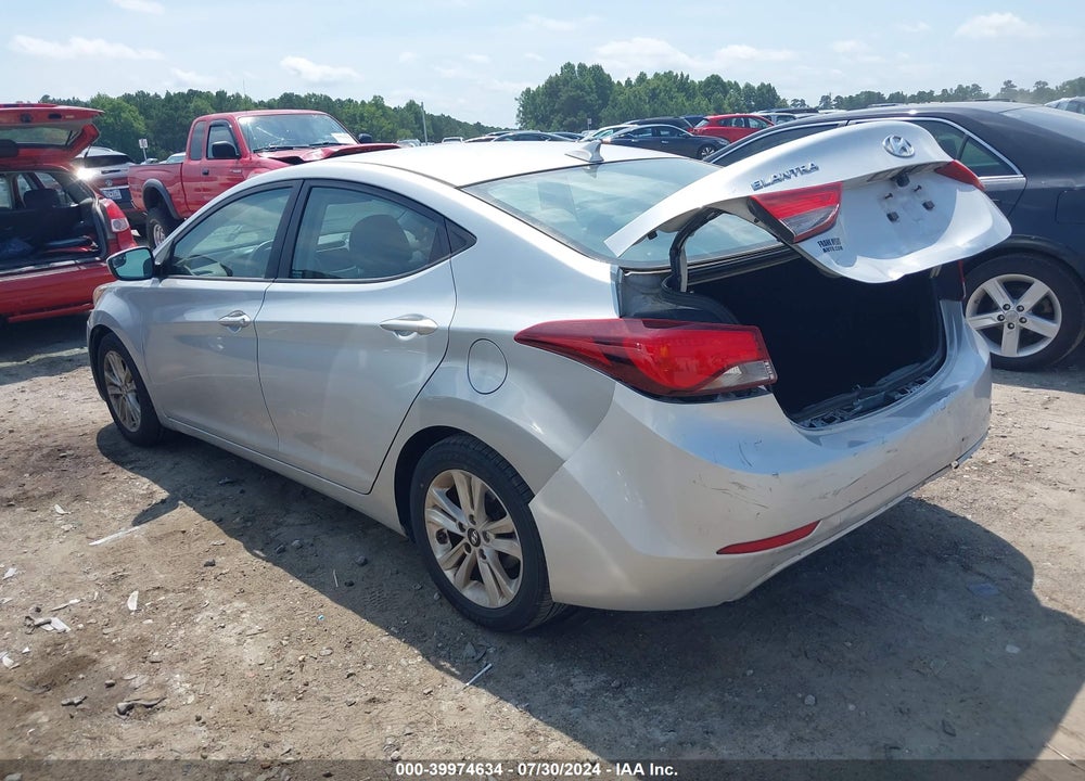 2015 HYUNDAI ELANTRA SE VIN: 5NPDH4AE8FH596319