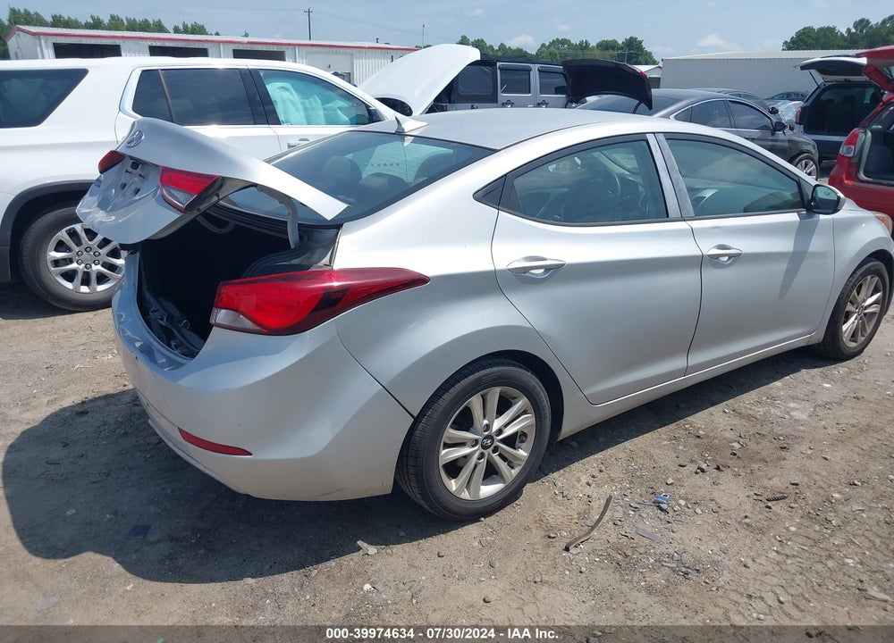 2015 HYUNDAI ELANTRA SE VIN: 5NPDH4AE8FH596319