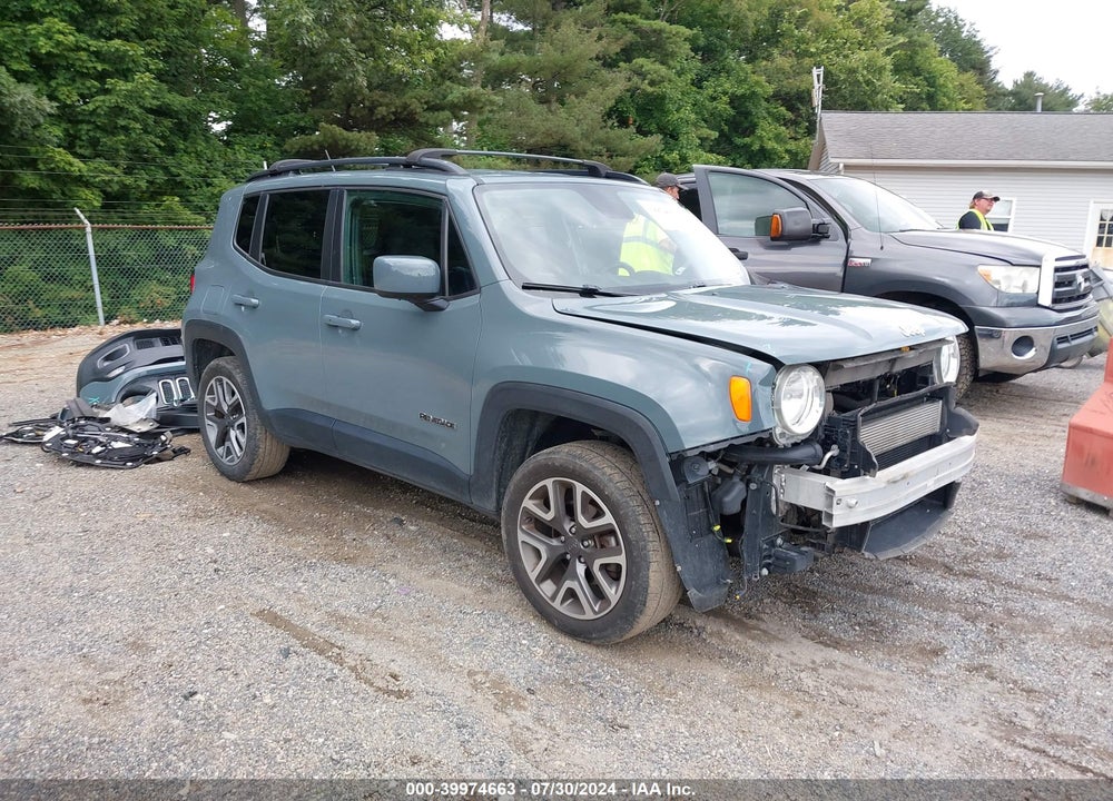 2017 JEEP RENEGADE LATITUDE 4X4 VIN: ZACCJBBB8HPF22336