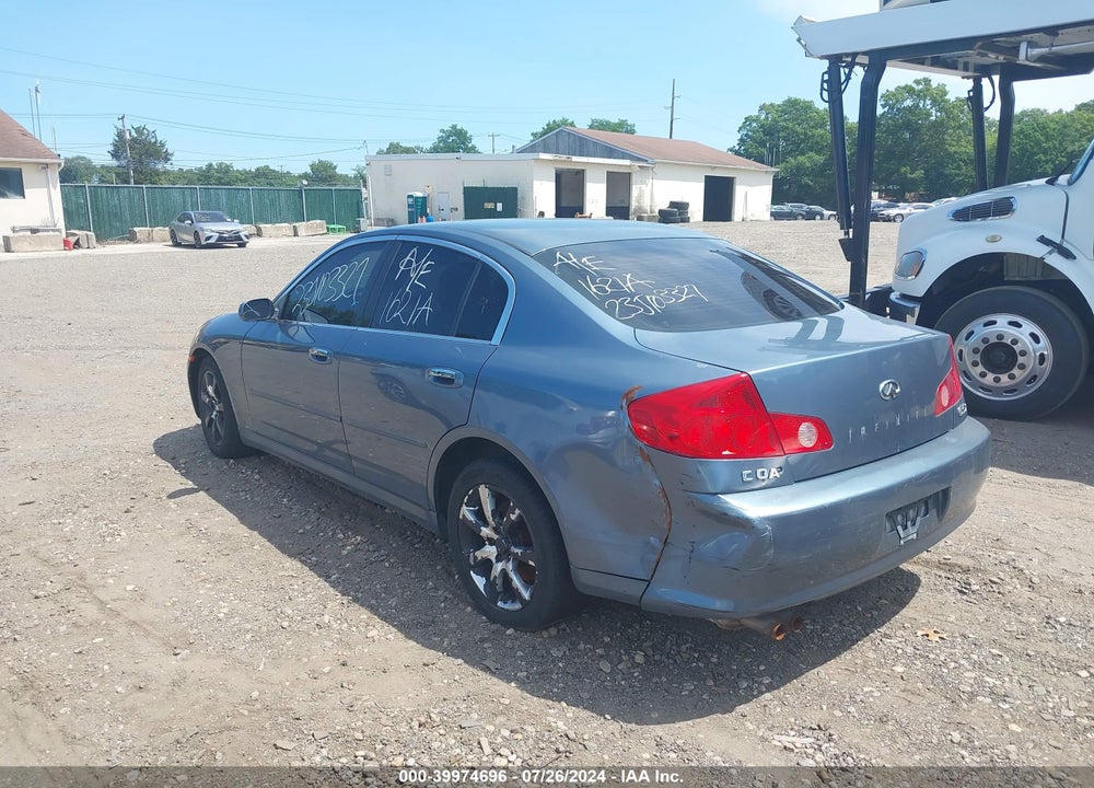 2006 INFINITI G35X VIN: JNKCV51F66M600830
