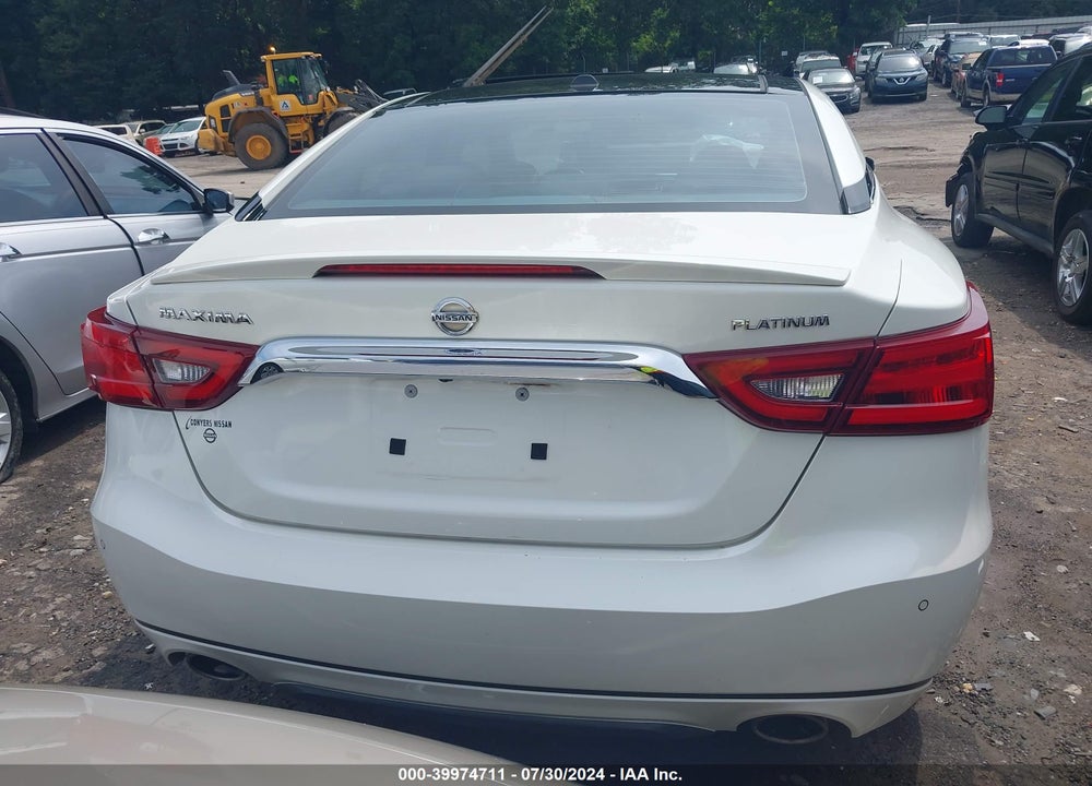2017 NISSAN MAXIMA 3.5 PLATINUM VIN: 1N4AA6AP0HC389917