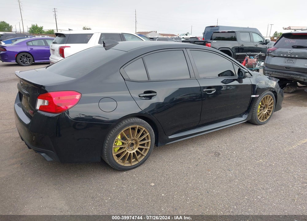 2018 SUBARU WRX STI LIMITED VIN: JF1VA2T61J9820475