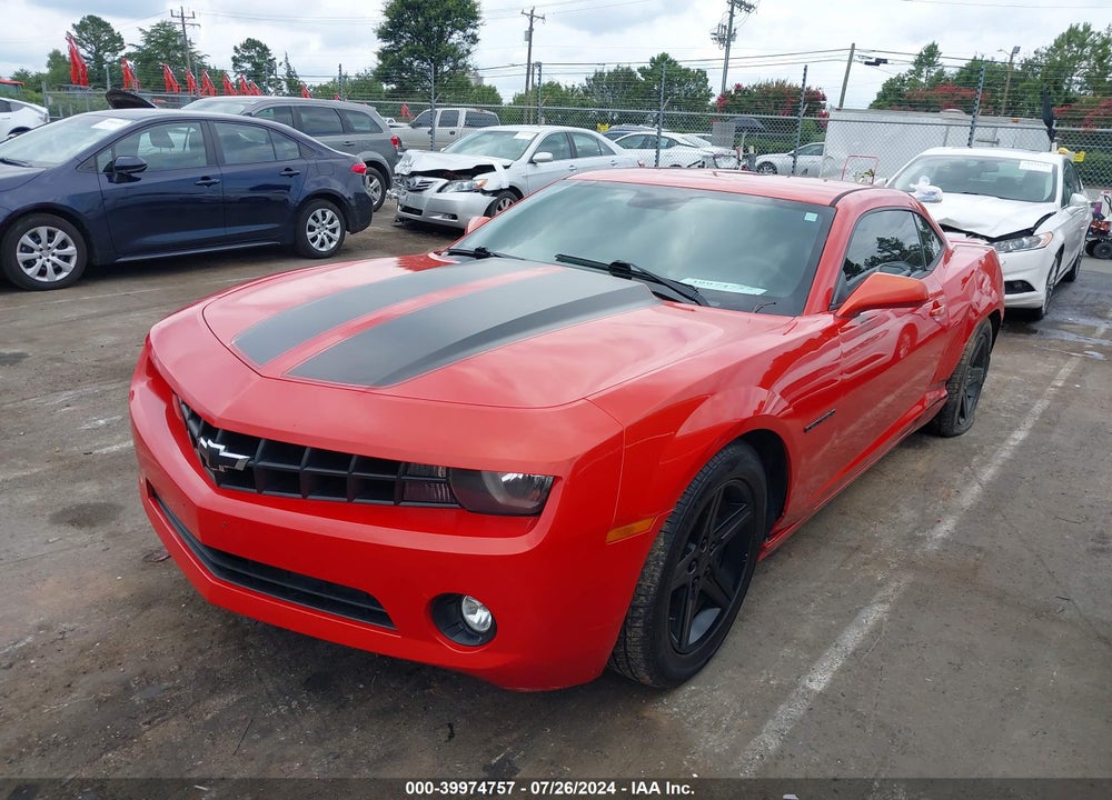 2012 CHEVROLET CAMARO 1LT VIN: 2G1FB1E36C9181587