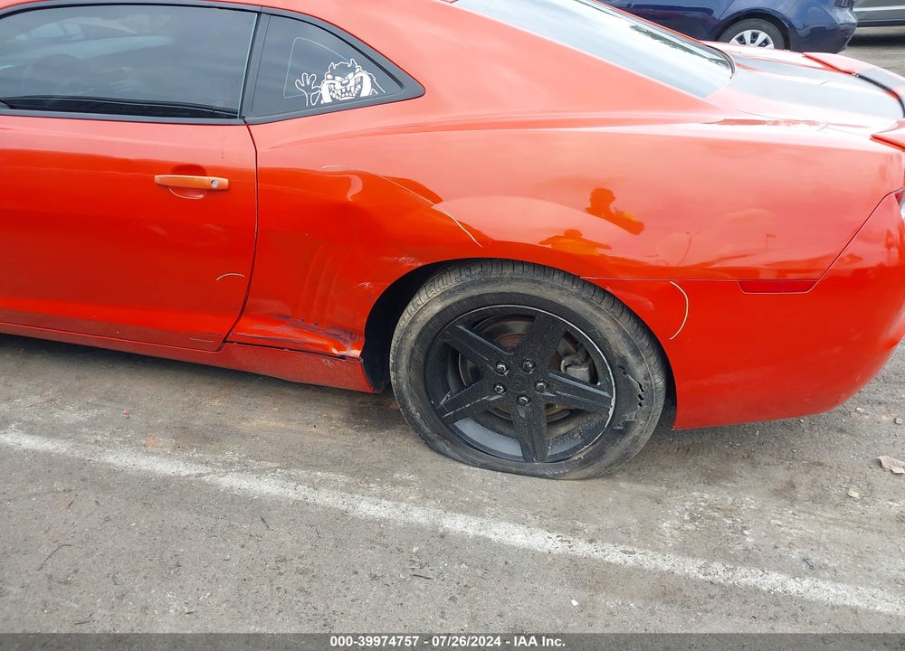 2012 CHEVROLET CAMARO 1LT VIN: 2G1FB1E36C9181587