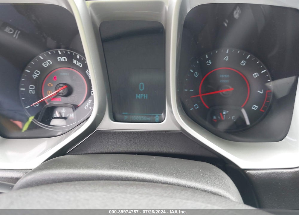 2012 CHEVROLET CAMARO 1LT VIN: 2G1FB1E36C9181587