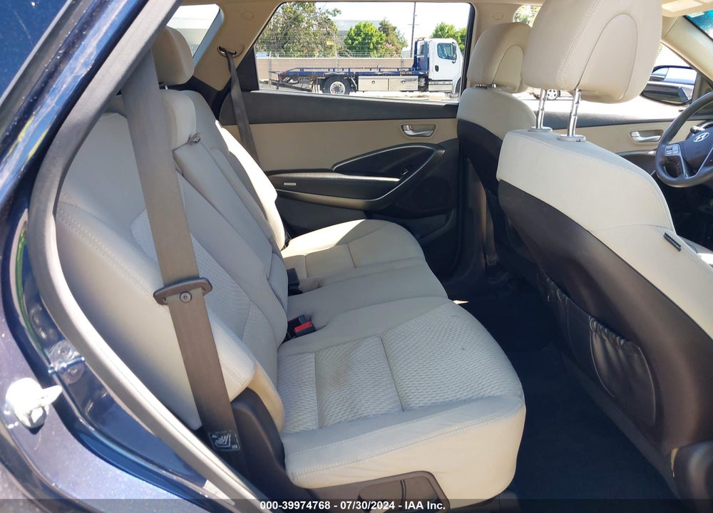 2017 HYUNDAI SANTA FE SE VIN: KM8SM4HF9HU176400