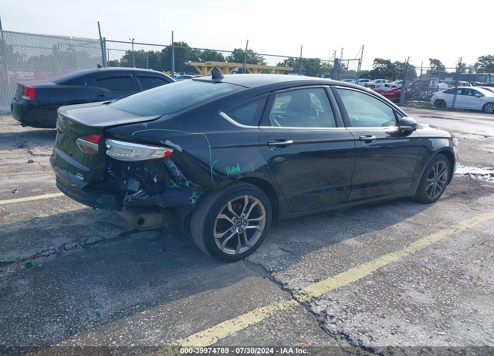 2020 FORD FUSION SEL VIN: 3FA6P0CD7LR117184