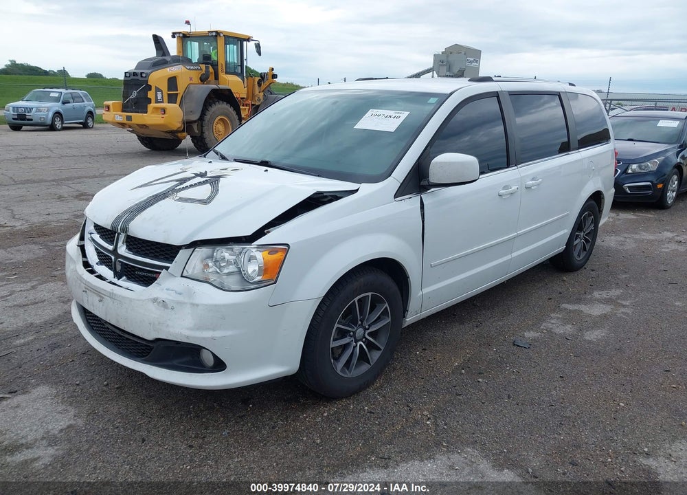 2017 DODGE GRAND CARAVAN SXT VIN: 2C4RDGCG7HR604398