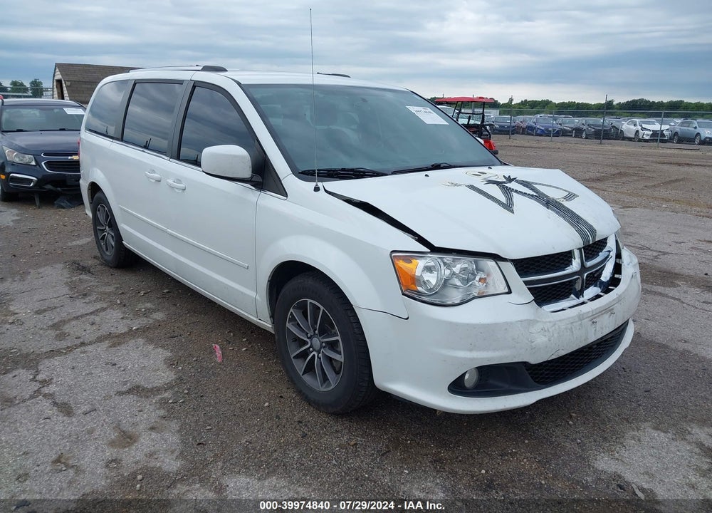 2017 DODGE GRAND CARAVAN SXT VIN: 2C4RDGCG7HR604398