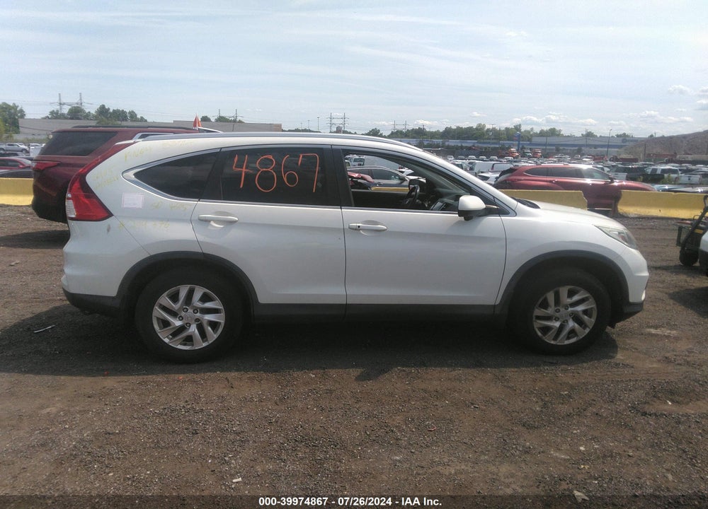 2015 HONDA CR-V EX-L VIN: 5J6RM4H75FL008567