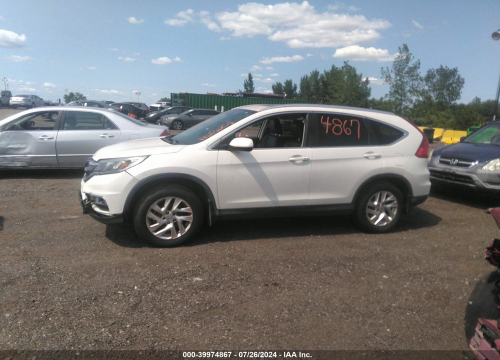 2015 HONDA CR-V EX-L VIN: 5J6RM4H75FL008567