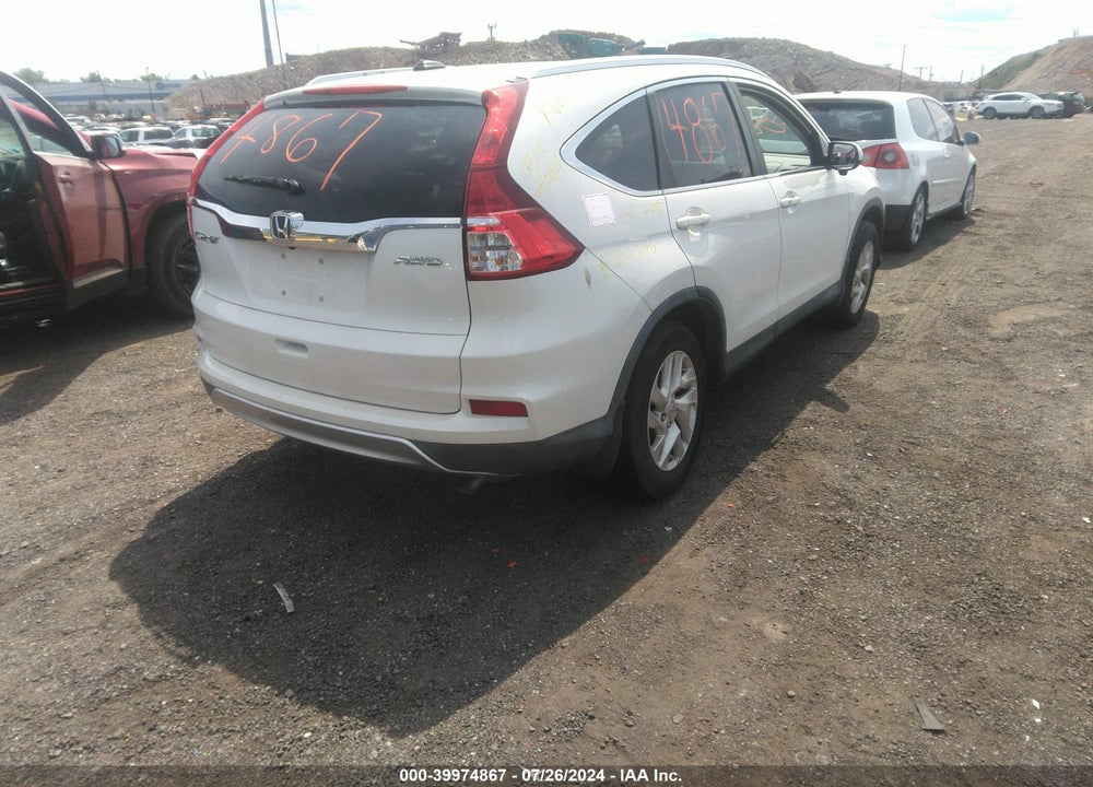2015 HONDA CR-V EX-L VIN: 5J6RM4H75FL008567