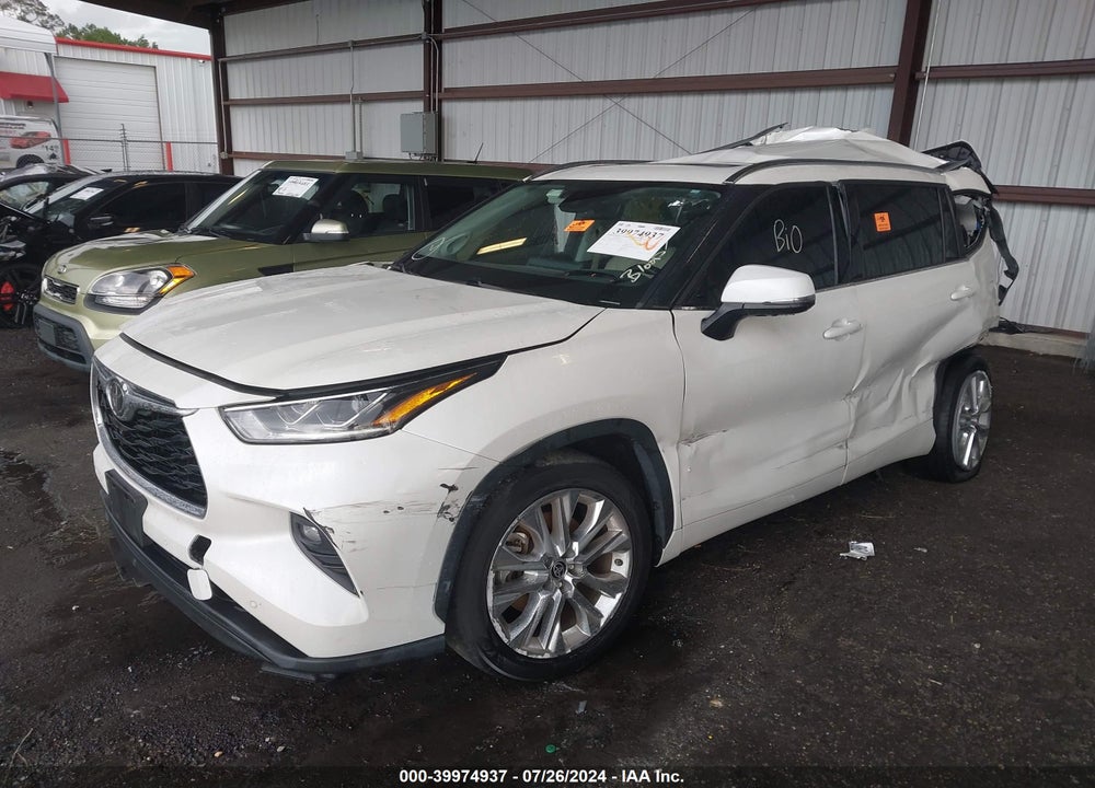 2020 TOYOTA HIGHLANDER LIMITED VIN: 5TDYZRAHXLS008593