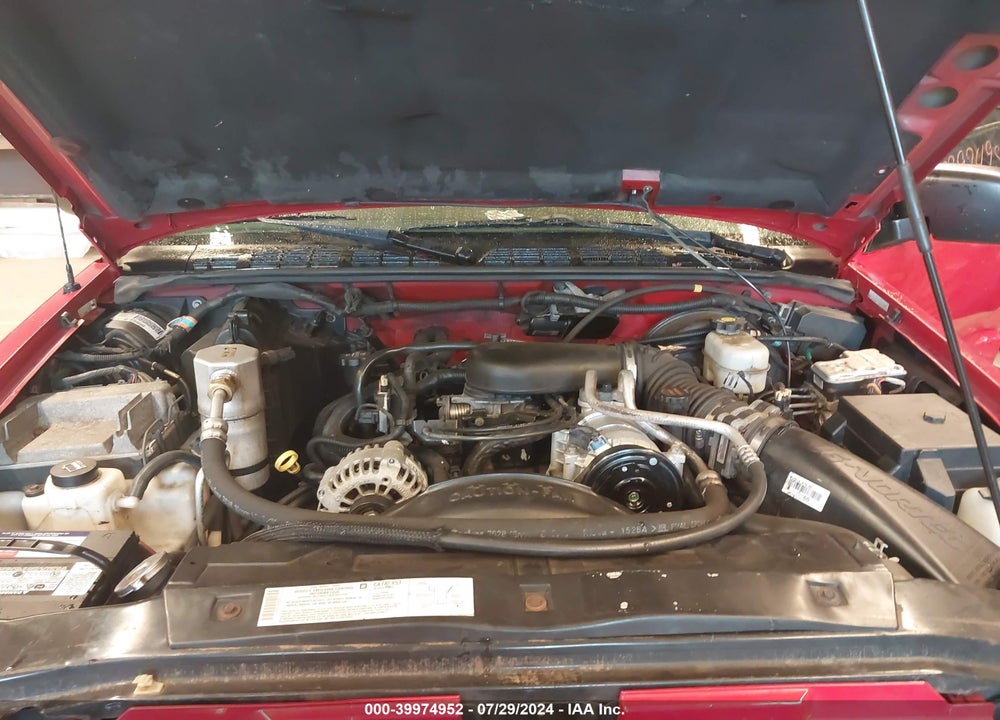 2004 CHEVROLET S-10 LS VIN: 1GCDT13X44K128467