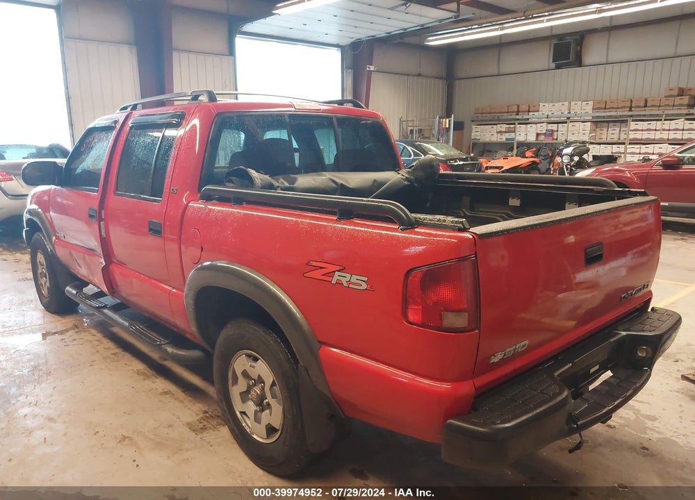 2004 CHEVROLET S-10 LS VIN: 1GCDT13X44K128467