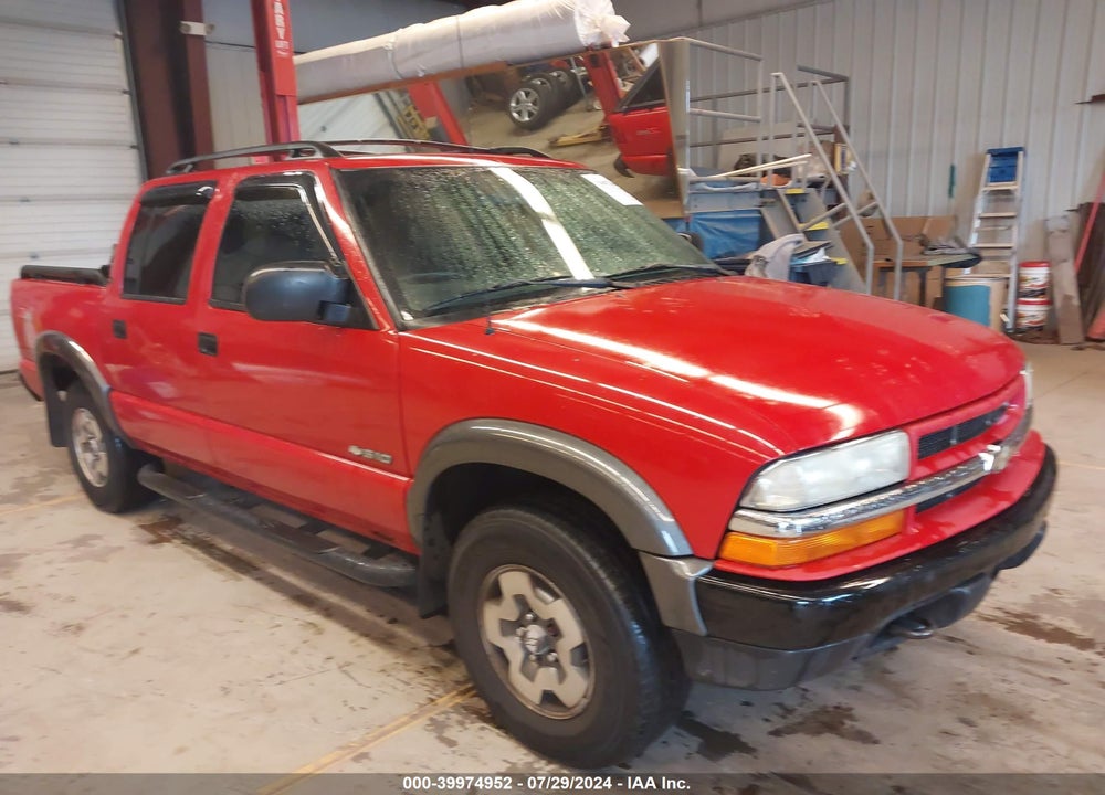2004 CHEVROLET S-10 LS VIN: 1GCDT13X44K128467