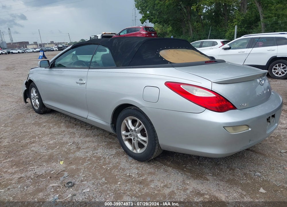 2007 TOYOTA CAMRY SOLARA SE VIN: 4T1FA38P77U134271