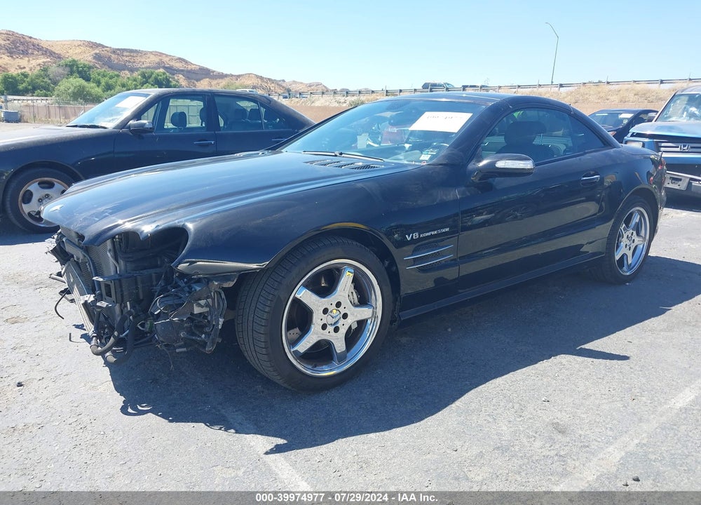 2006 MERCEDES-BENZ SL 55 AMG VIN: WDBSK74F86F112933