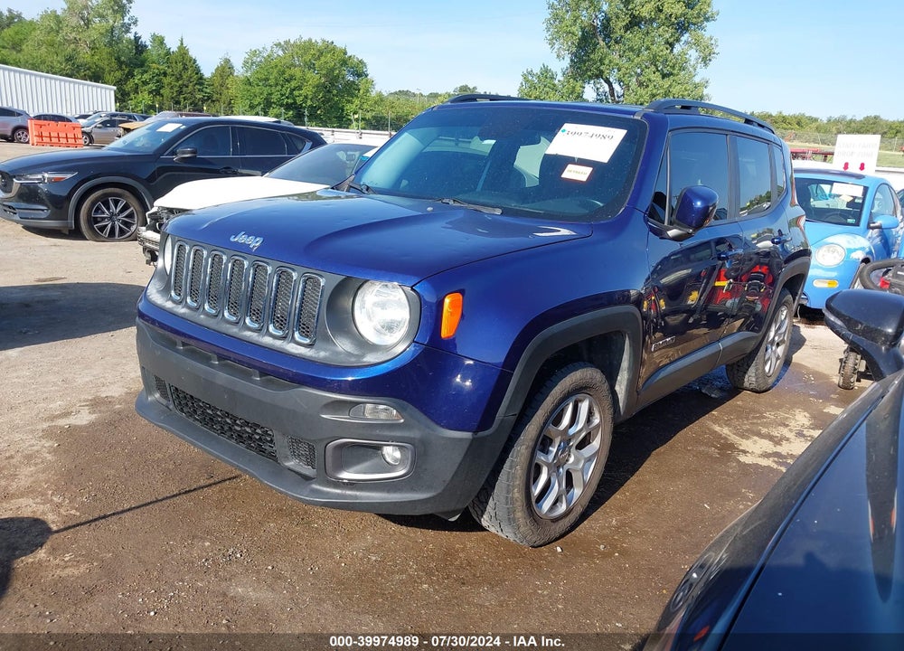 2017 JEEP RENEGADE LATITUDE 4X4 VIN: ZACCJBBB2HPG59417