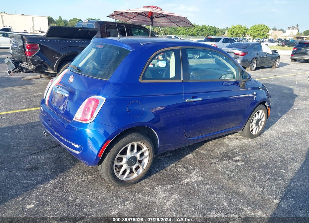 2013 FIAT 500 POP VIN: 3C3CFFAR0DT752886