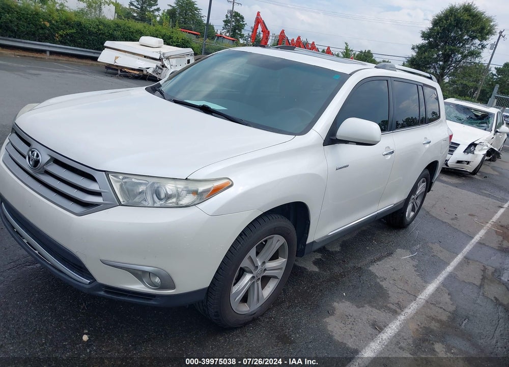 2012 TOYOTA HIGHLANDER LIMITED V6 VIN: 5TDYK3EH7CS088737
