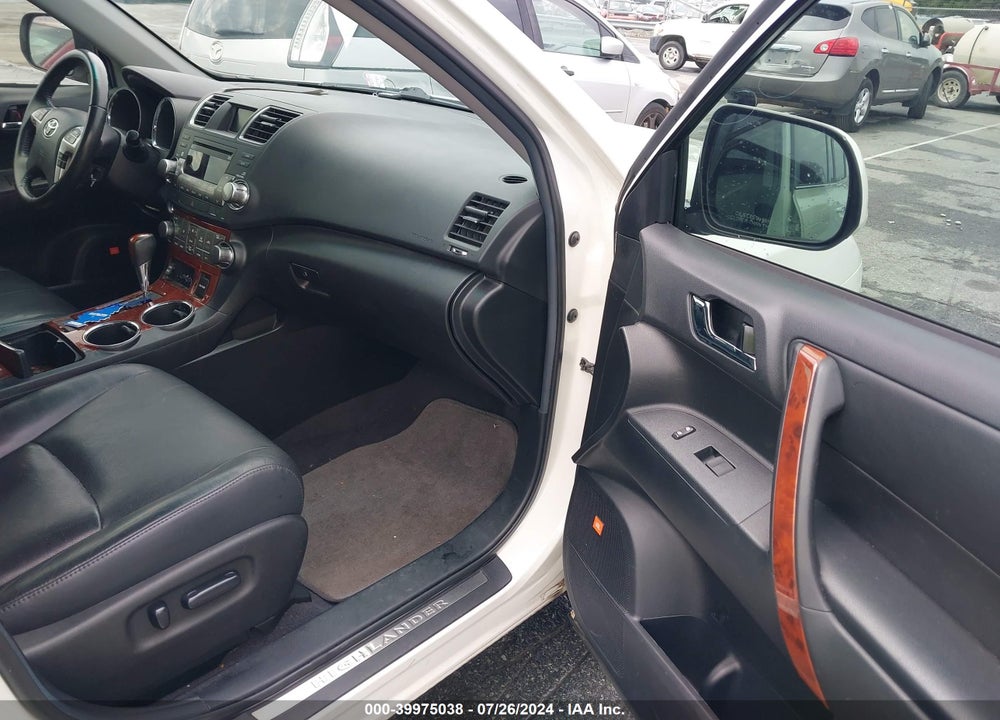 2012 TOYOTA HIGHLANDER LIMITED V6 VIN: 5TDYK3EH7CS088737