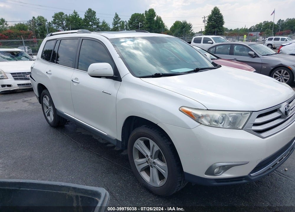 2012 TOYOTA HIGHLANDER LIMITED V6 VIN: 5TDYK3EH7CS088737