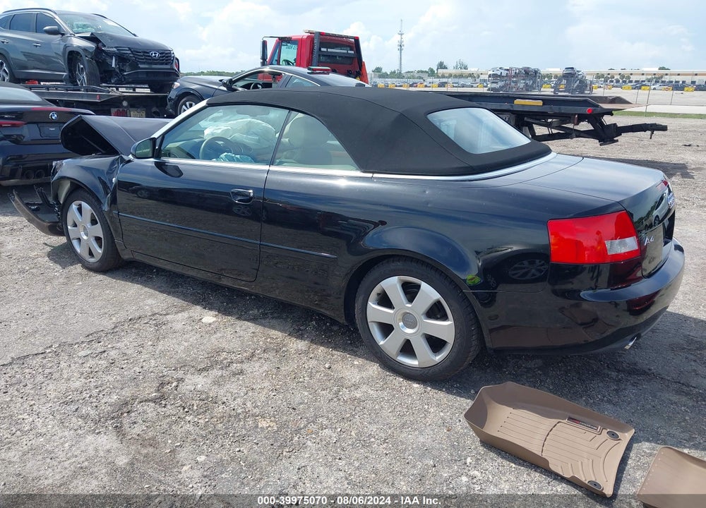 2006 AUDI A4 1.8T VIN: WAUAC48H96K011800