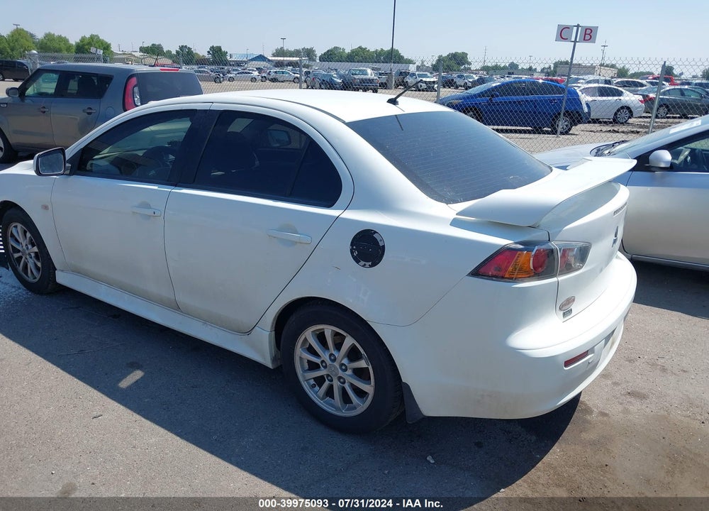 2012 MITSUBISHI LANCER SE VIN: JA32V2FW0CU022755