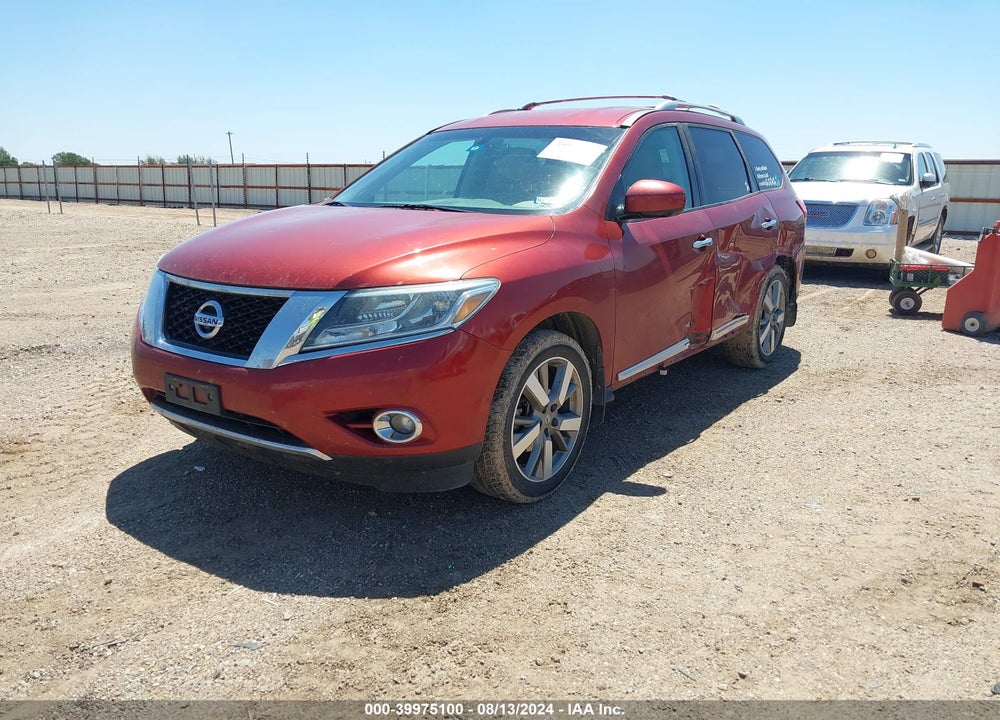2013 NISSAN PATHFINDER PLATINUM VIN: 5N1AR2MN7DC658975