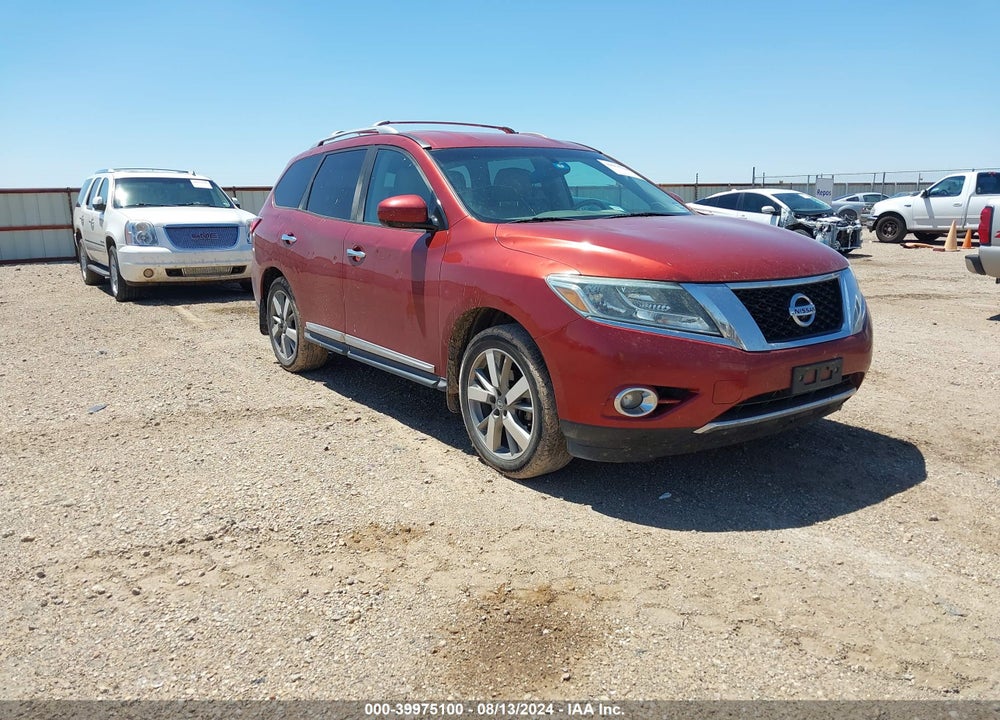 2013 NISSAN PATHFINDER PLATINUM VIN: 5N1AR2MN7DC658975