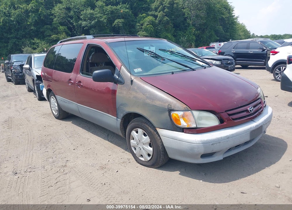 2003 TOYOTA SIENNA LE VIN: 4T3ZF13C73U542455
