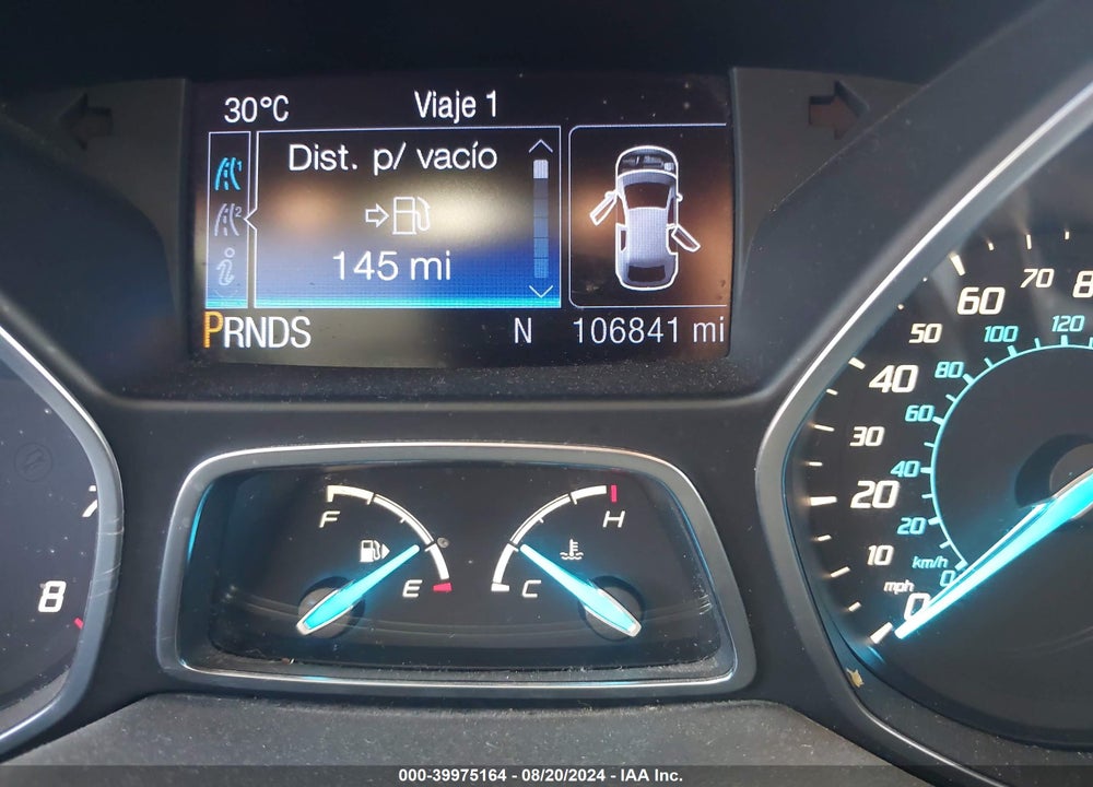 2013 FORD ESCAPE VIN: 1FMCU0HX9DUA11317