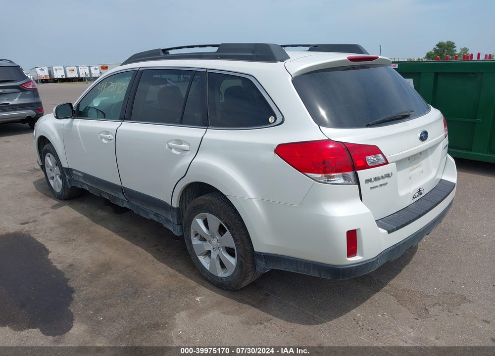 2011 SUBARU OUTBACK 2.5I PREMIUM VIN: 4S4BRCCC1B3391775
