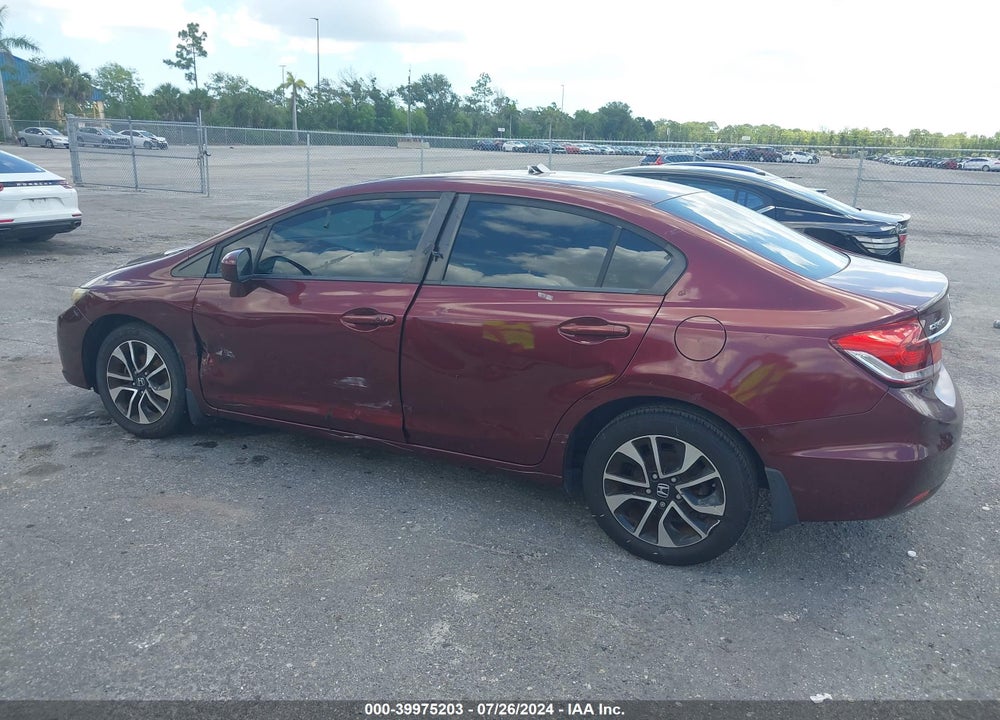 2015 HONDA CIVIC EX VIN: 19XFB2F8XFE000228