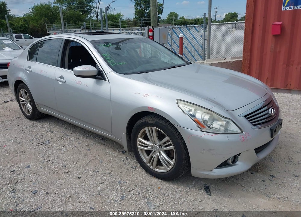 2012 INFINITI G37X VIN: JN1CV6AR5CM973633