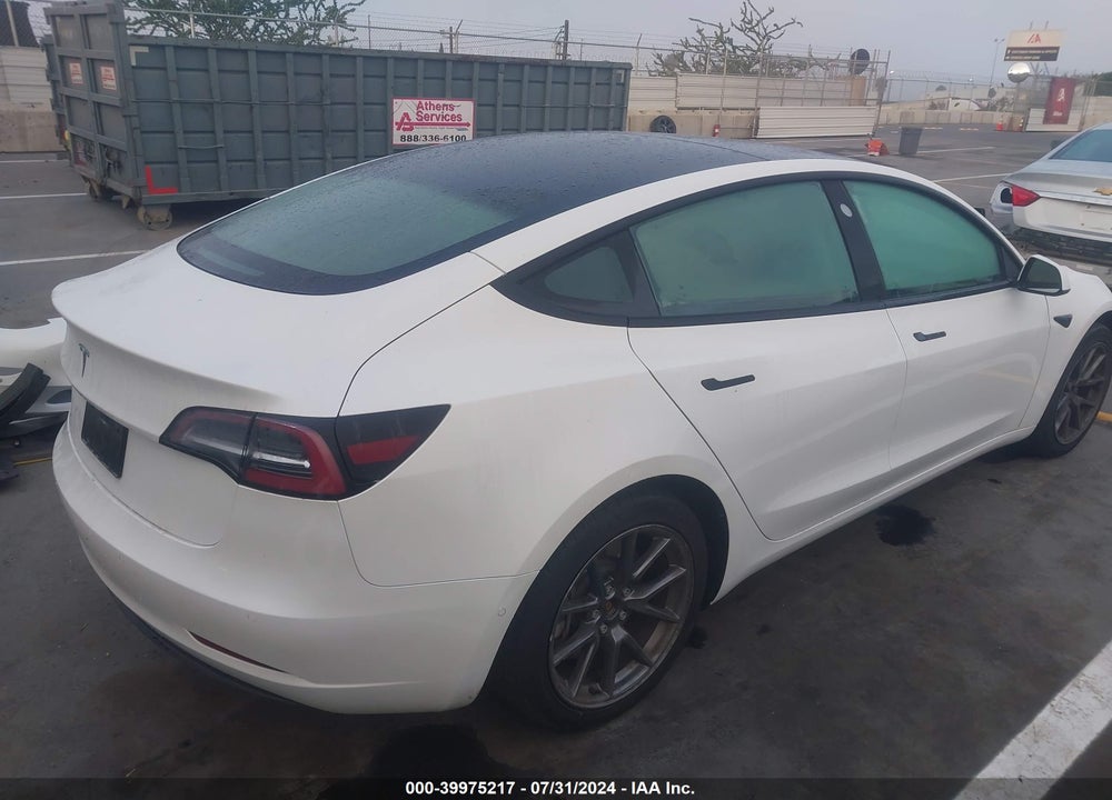 2021 TESLA MODEL 3 VIN: 5YJ3E1EA8MF997262